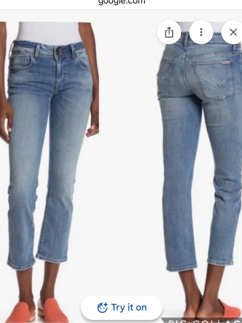 Hudson Jeans Ginny Straight Cropped